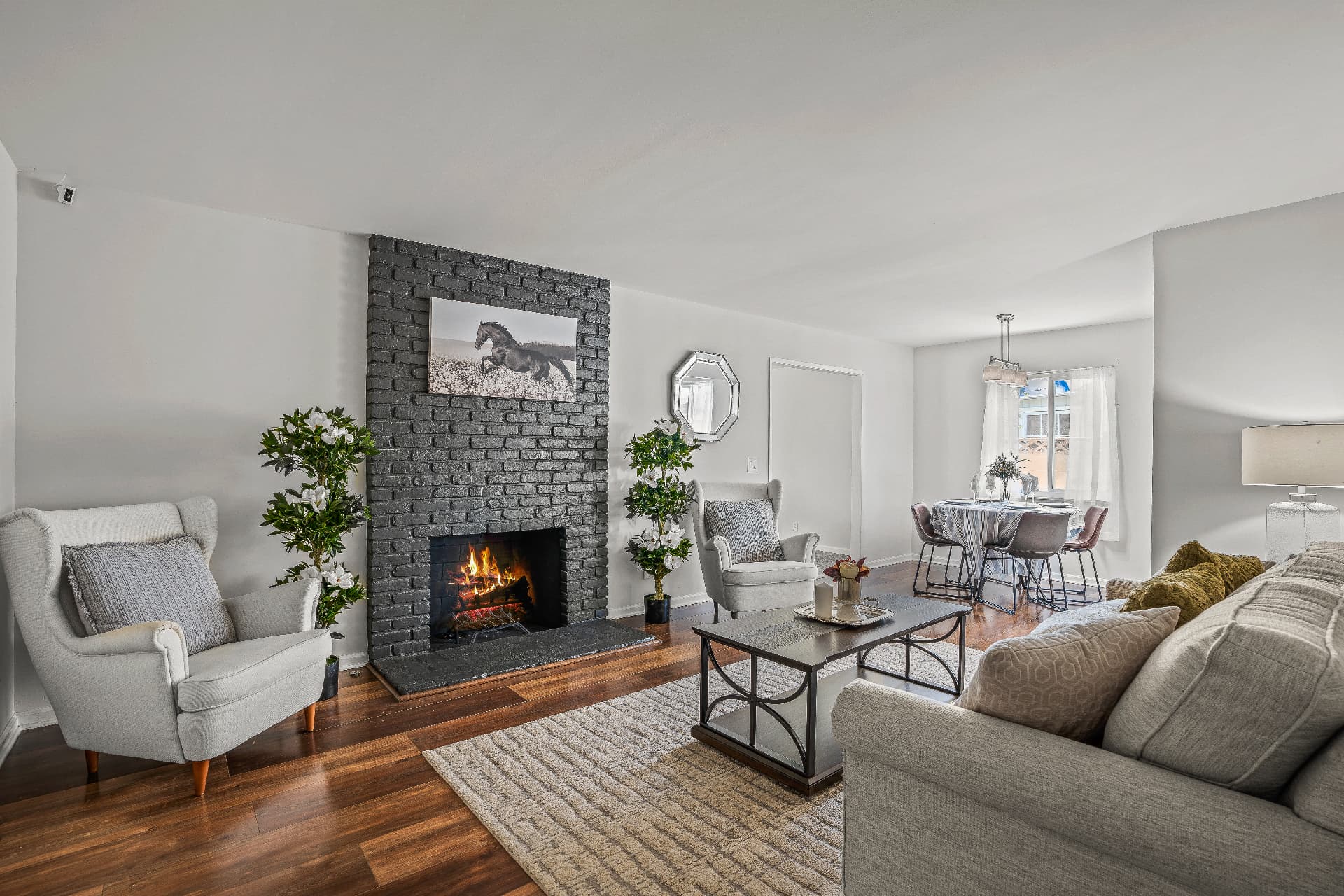 Dining & Living by the Hearth